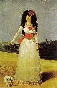 Francisco Jose de Goya Portrait of the Dutchess of Alba oil painting on canvas